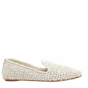 Moncler NIB Weaver Woven loafers in Natural Size 39